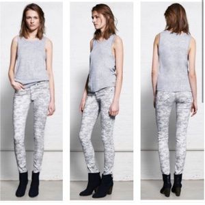 Rag & Bond Grey Camo Skinny Jeans Size 25